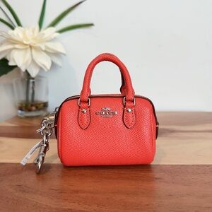 NWT Coach Mini Rowan Satchel Bag‎ Charm